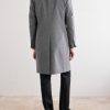 Double-Breasted Wool Coat - BK Double-Breasted Wool Coat - BK
