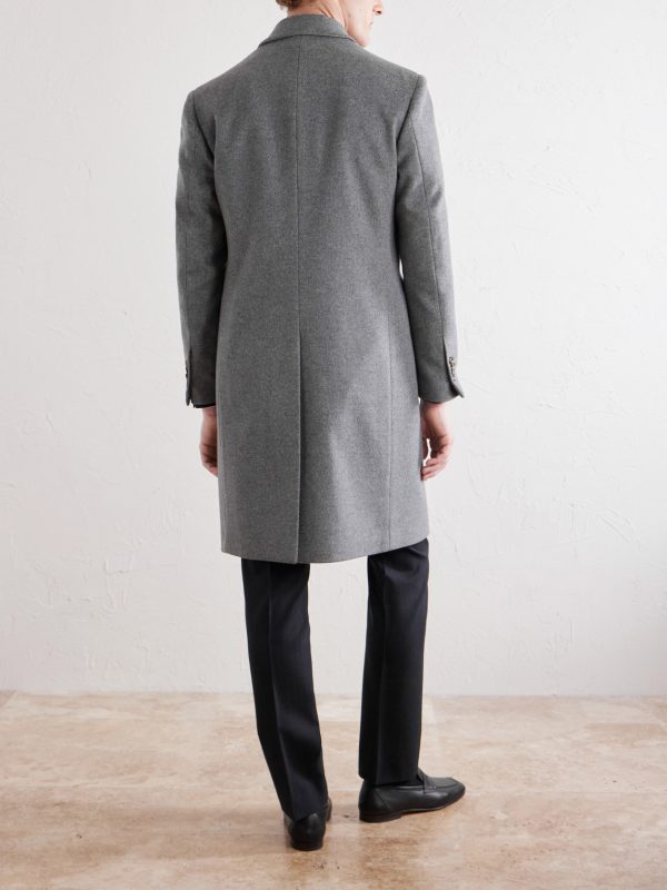 Double-Breasted Wool Coat - BK Double-Breasted Wool Coat - BK