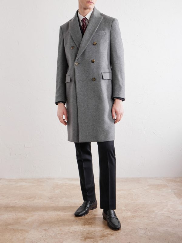 Double-Breasted Wool Coat - FR Double-Breasted Wool Coat - FR