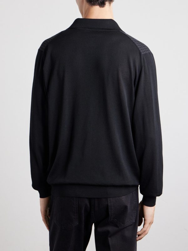 Fresco Wool Cardigan - BK