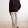 Virgin Wool Polo Sweater - BK Virgin Wool Polo Sweater - BK