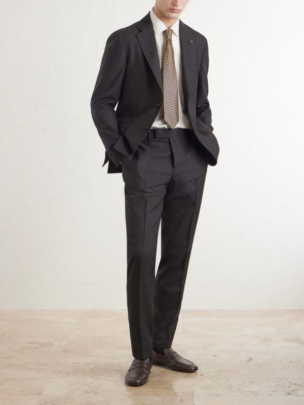 Prince of Wales Checked Straight-Leg Wool Trousers - OU Prince of Wales Checked Straight-Leg Wool Trousers - OU
