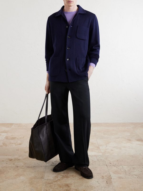 Virgin Wool Cardigan - OU Virgin Wool Cardigan - OU