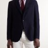 Honeycomb-Knit Wool Blazer - FR