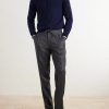 Straight-Leg Wool and Cashmere-Blend Flannel Trousers - OU