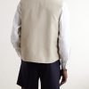 Cotton-Blend Gilet - BK Cotton-Blend Gilet - BK
