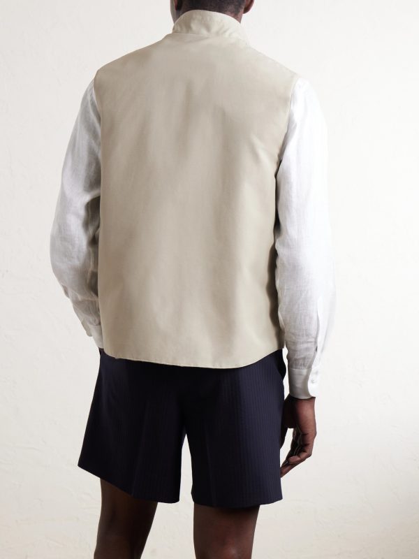Cotton-Blend Gilet - BK Cotton-Blend Gilet - BK