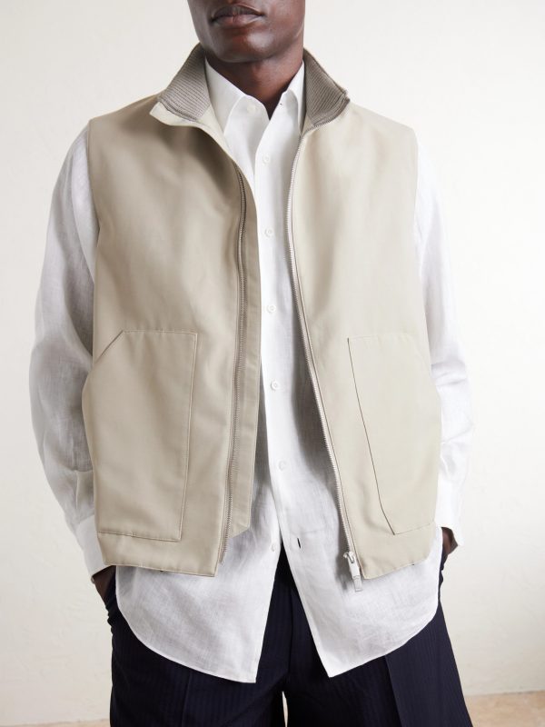 Cotton-Blend Gilet - CU Cotton-Blend Gilet - CU