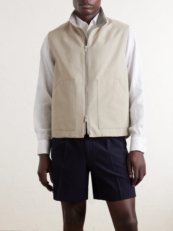 Cotton-Blend Gilet - FR Cotton-Blend Gilet - FR