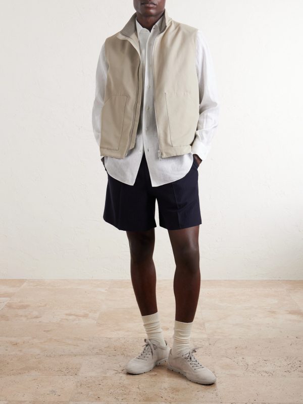 Cotton-Blend Gilet - OU Cotton-Blend Gilet - OU
