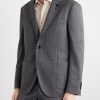 Double-Breasted Wool Suit Jacket - FR Double-Breasted Wool Suit Jacket - FR