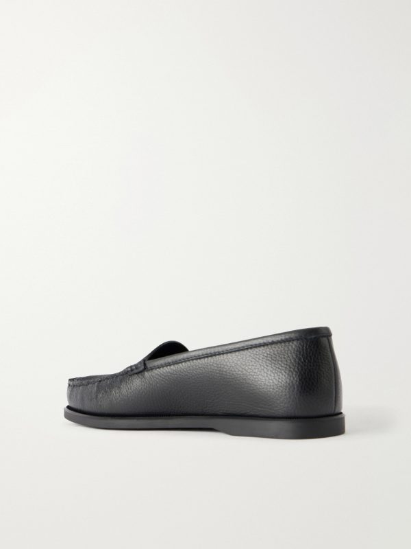 The Venetian Full-Grain Leather Loafers - BK