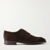 The Split Toe Suede Derby Shoes The Split Toe Suede Derby Shoes