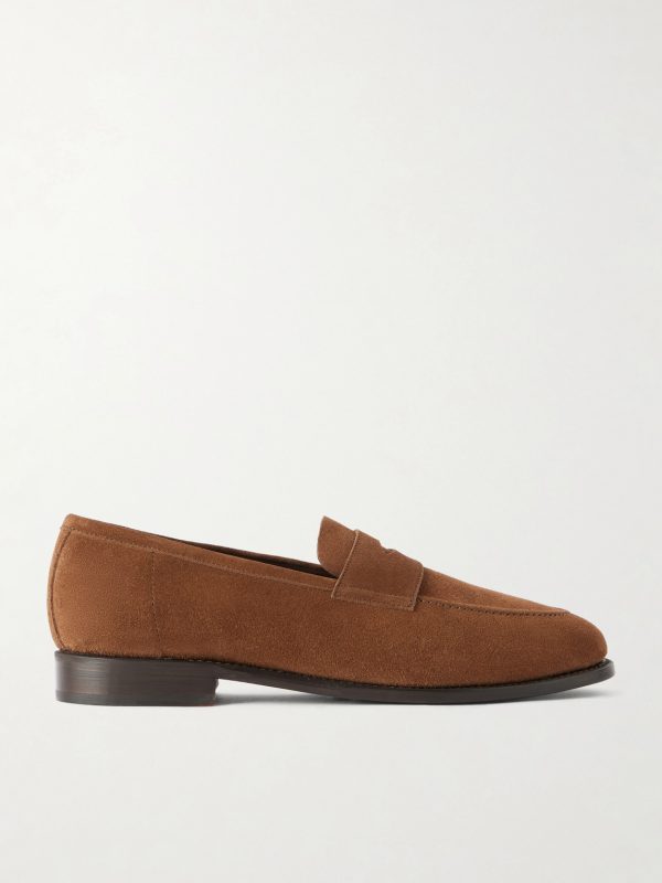 Suede Penny Loafers