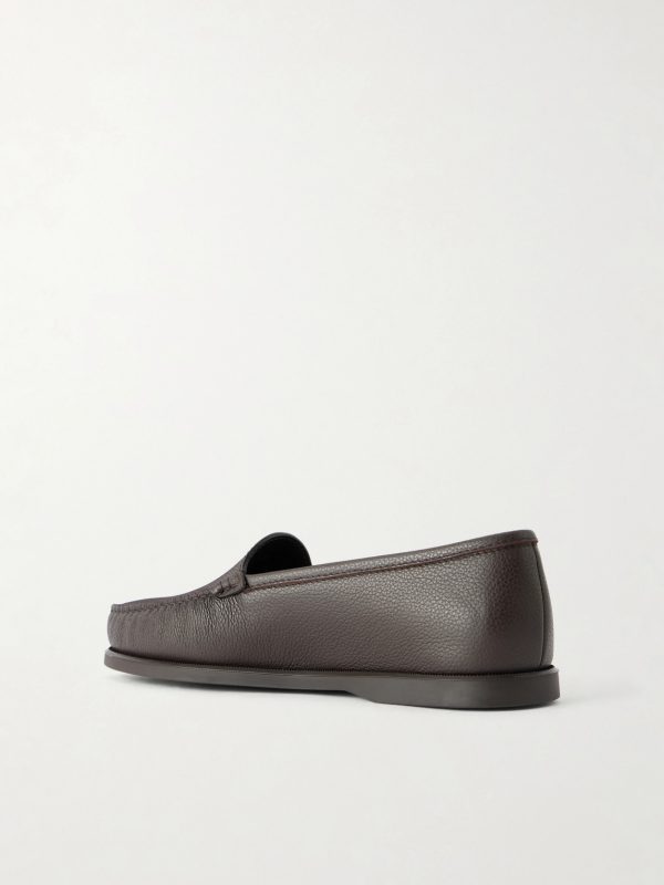 The Venetian Full-Grain Leather Loafers - BK