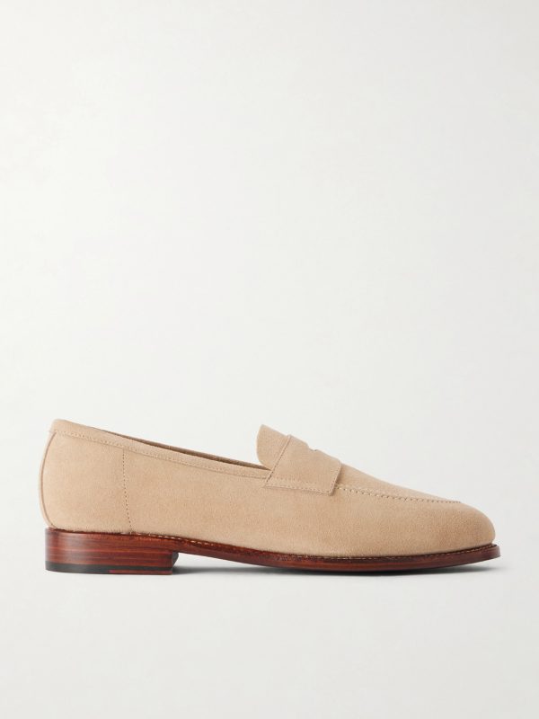 Suede Penny Loafers