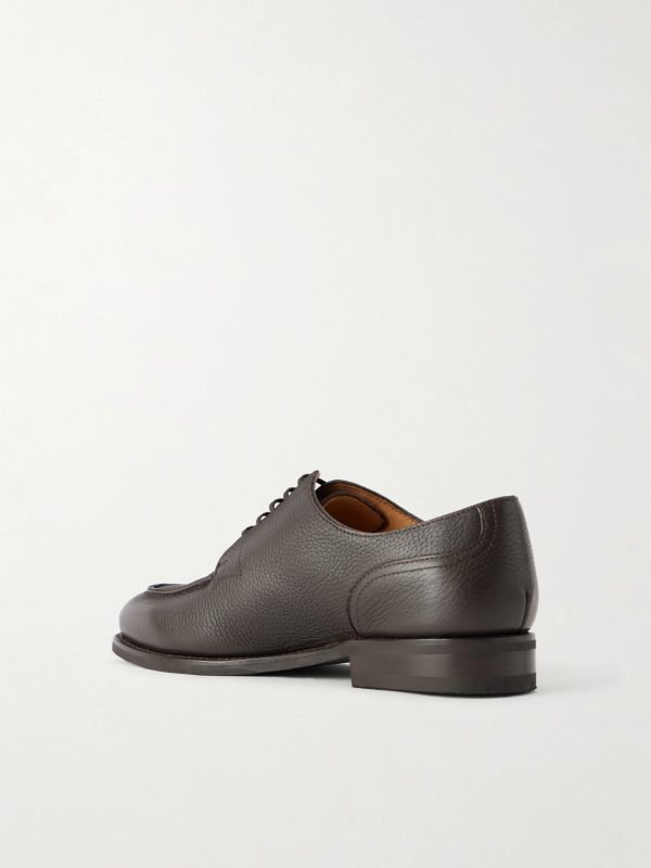 The Split Toe Full-Grain Leather Derby Shoes - BK The Split Toe Full-Grain Leather Derby Shoes - BK