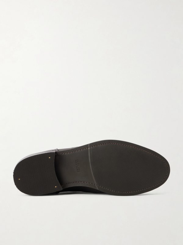 The Split Toe Full-Grain Leather Derby Shoes - E1 The Split Toe Full-Grain Leather Derby Shoes - E1