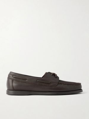 Full-Grain Leather Boat Shoes