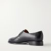 Leather Monk-Strap Shoes - BK Leather Monk-Strap Shoes - BK