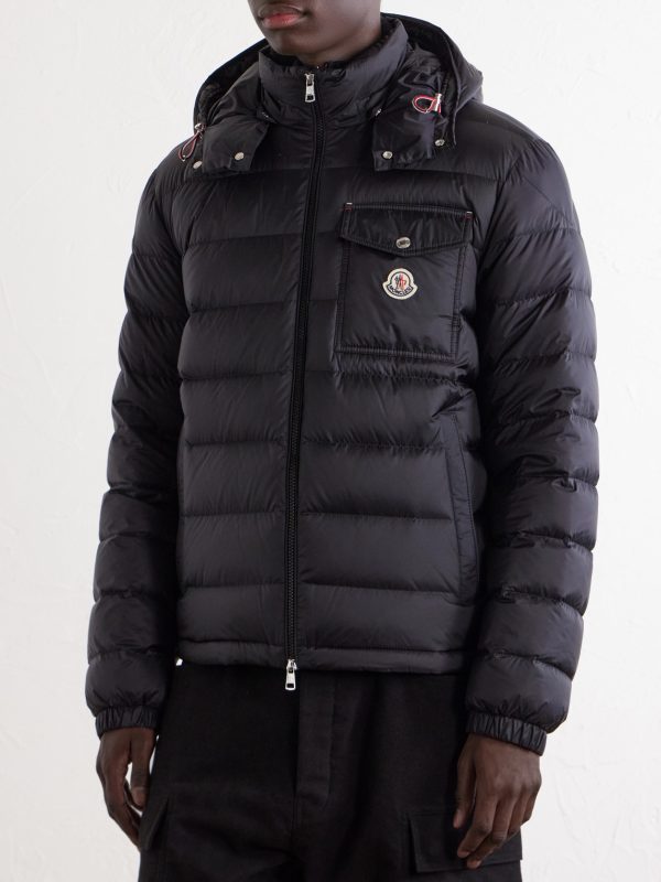 Verith Logo-Appliquéd Quilted Shell Hooded Down Jacket - FR