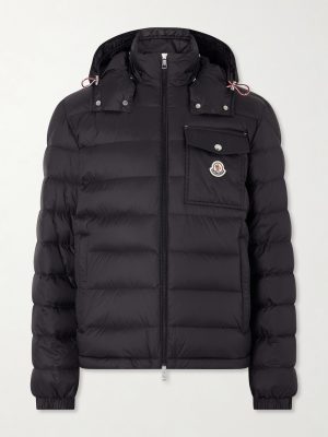 Verith Logo-Appliquéd Quilted Shell Hooded Down Jacket Verith Logo-Appliquéd Quilted Shell Hooded Down Jacket