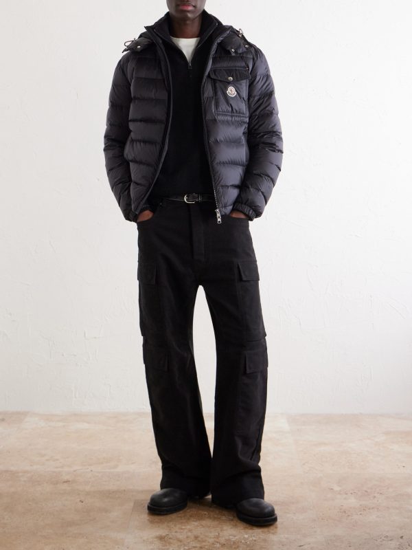 Verith Logo-Appliquéd Quilted Shell Hooded Down Jacket - OU