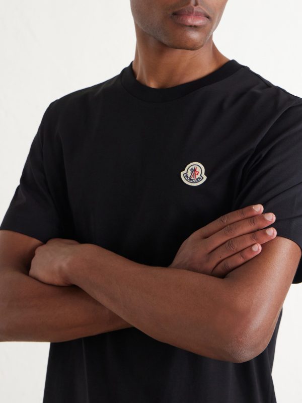 Pack of Three Logo-Appliquéd Cotton-Jersey T-Shirt - CU Pack of Three Logo-Appliquéd Cotton-Jersey T-Shirt - CU