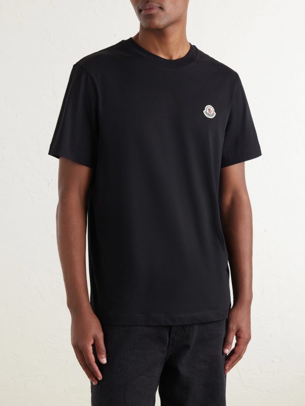 Pack of Three Logo-Appliquéd Cotton-Jersey T-Shirt - FR Pack of Three Logo-Appliquéd Cotton-Jersey T-Shirt - FR