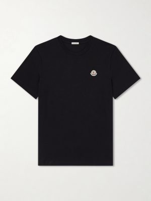 Pack of Three Logo-Appliquéd Cotton-Jersey T-Shirt Pack of Three Logo-Appliquéd Cotton-Jersey T-Shirt