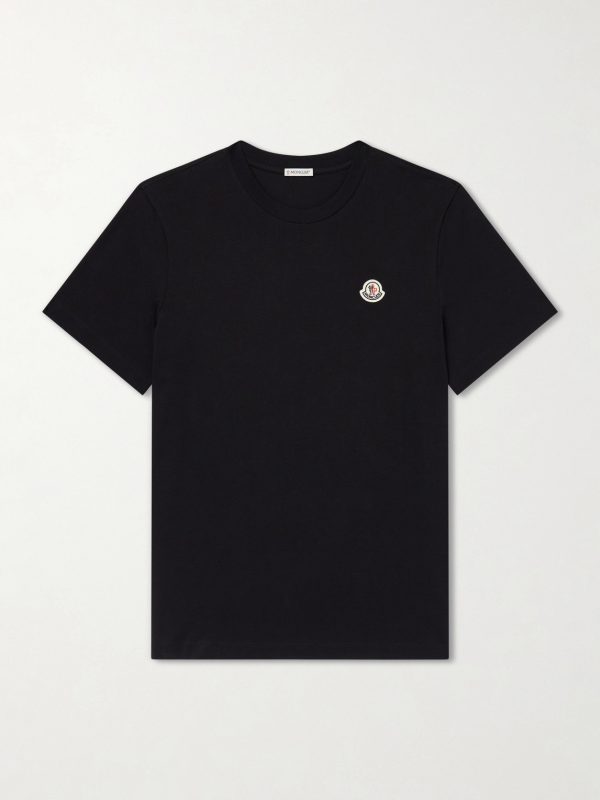 Pack of Three Logo-Appliquéd Cotton-Jersey T-Shirt Pack of Three Logo-Appliquéd Cotton-Jersey T-Shirt
