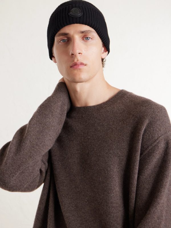 Logo-Appliquéd Wool and Cashmere-Blend Beanie - FR Logo-Appliquéd Wool and Cashmere-Blend Beanie - FR