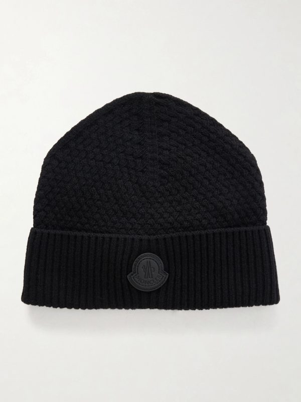 Logo-Appliquéd Wool and Cashmere-Blend Beanie Logo-Appliquéd Wool and Cashmere-Blend Beanie