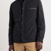 Yndale Logo-Appliquéd Leather-Trimmed Shell Jacket - FR Yndale Logo-Appliquéd Leather-Trimmed Shell Jacket - FR