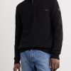 Logo-Appliquéd Wool And Cashmere-Blend Half-Zip Sweater - FR