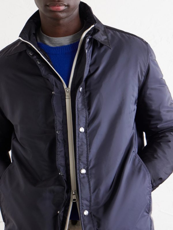 Meridelle Logo-Appliquéd Shell Down Blouson Jacket - CU Meridelle Logo-Appliquéd Shell Down Blouson Jacket - CU
