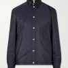 Meridelle Logo-Appliquéd Shell Down Blouson Jacket Meridelle Logo-Appliquéd Shell Down Blouson Jacket