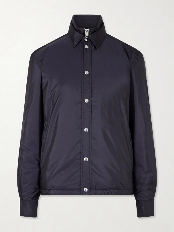 Meridelle Logo-Appliquéd Shell Down Blouson Jacket Meridelle Logo-Appliquéd Shell Down Blouson Jacket