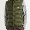 Tibb Logo-Appliquéd Quilted Shell Down Gilet - FR