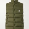 Tibb Logo-Appliquéd Quilted Shell Down Gilet