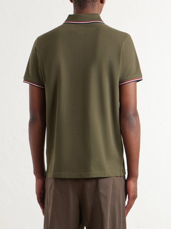Logo-Appliquéd Cotton-Piqué Polo Shirt - BK