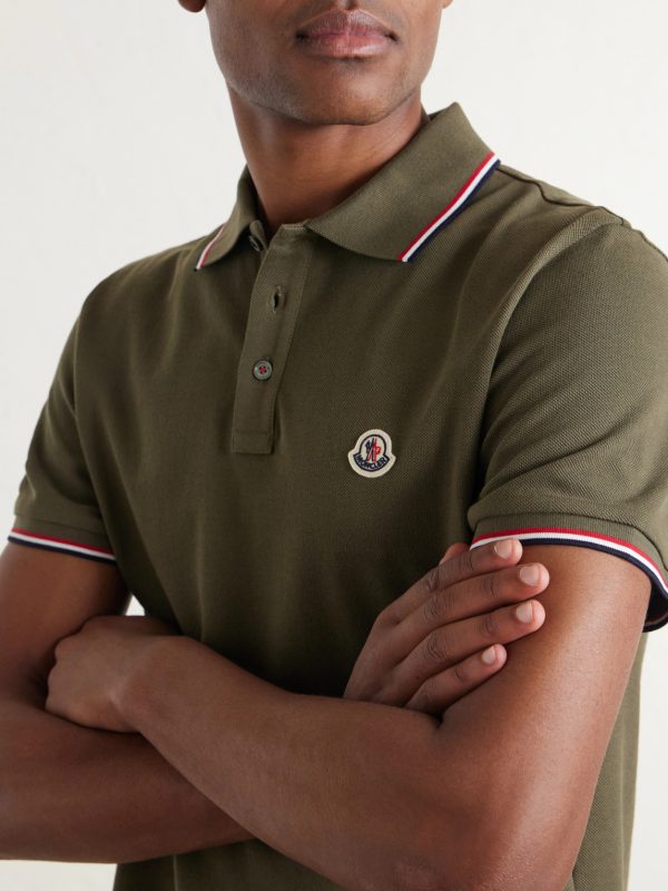 Logo-Appliquéd Cotton-Piqué Polo Shirt - CU