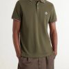 Logo-Appliquéd Cotton-Piqué Polo Shirt - FR