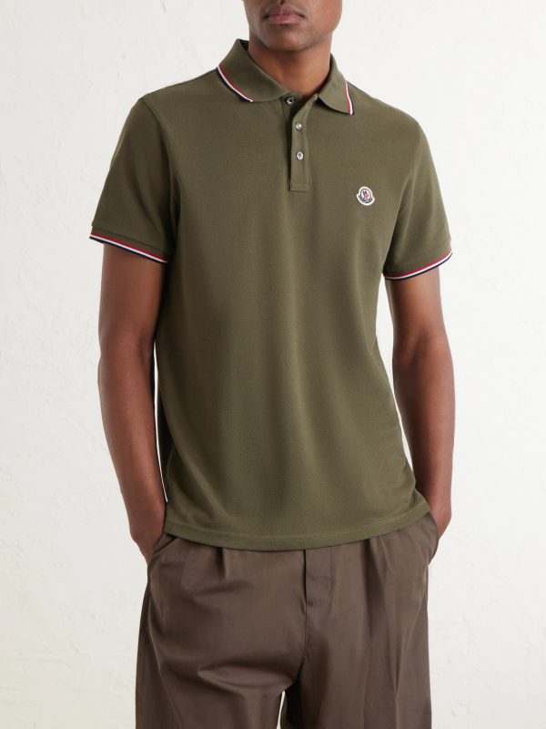 Logo-Appliquéd Cotton-Piqué Polo Shirt - FR