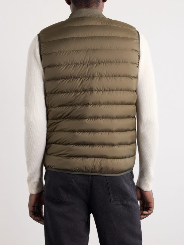 Froissel Logo-Appliquéd Quilted Shell Down Gilet - BK