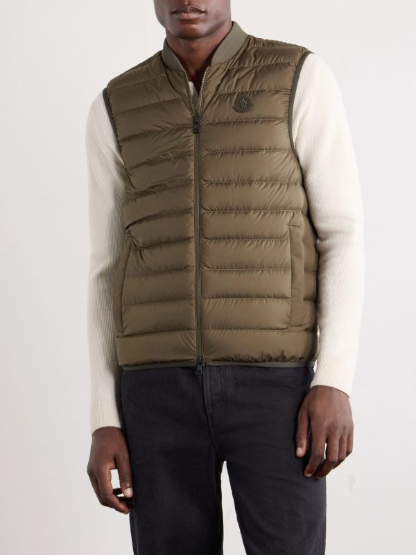 Froissel Logo-Appliquéd Quilted Shell Down Gilet - FR