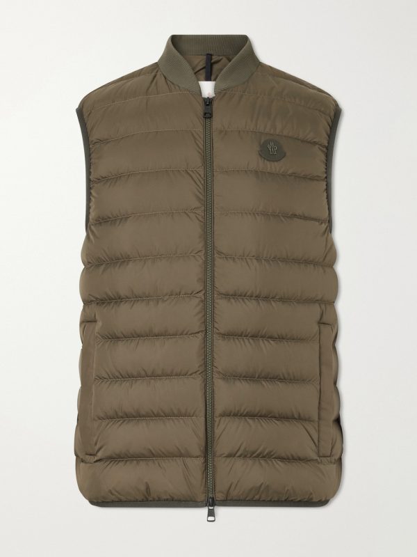 Froissel Logo-Appliquéd Quilted Shell Down Gilet