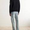 Panelled Virgin Wool Zip-Up Cardigan - BK Panelled Virgin Wool Zip-Up Cardigan - BK