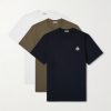 Pack of Three Logo-Appliquéd Cotton-Jersey T-Shirt Pack of Three Logo-Appliquéd Cotton-Jersey T-Shirt