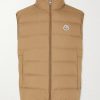 Logo-Appliquéd Quilted Shell Down Gilet Logo-Appliquéd Quilted Shell Down Gilet